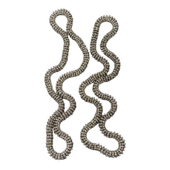 ✨ Glamorous Crystal Rhinestone Rope Necklaces (Set of 2) ✨ - Picture 6 of 9